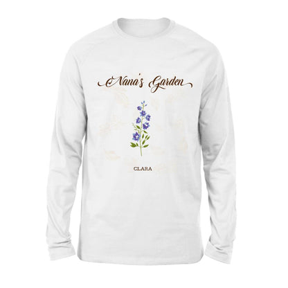 Personalized Nana's Garden Shirt/Pullover Hoodie - Gift Idea For Grandma With Up to 9 Grandkids