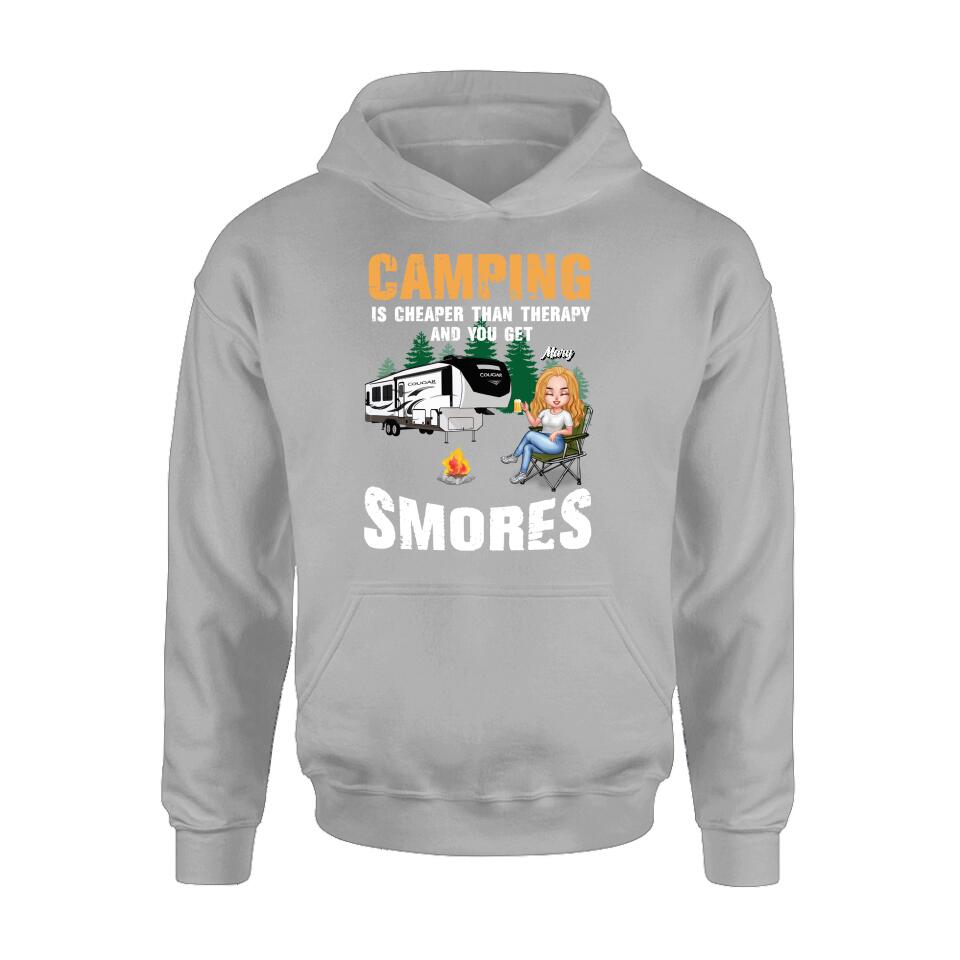 Personalized Camping Shirt - Up to 4 People - Best Gift For Camping Lovers