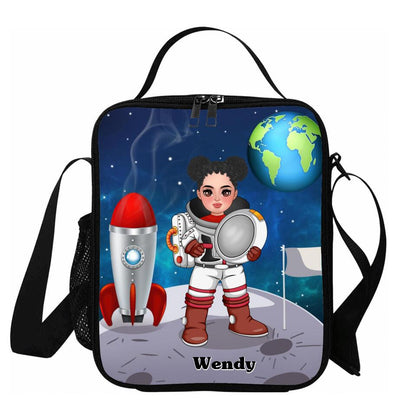 Custom Personalized Astronaut Bag Set - Gift Idea For Kids/Space Lovers