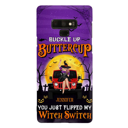Custom Personalized Off-road Witch Phone Case - Halloween Gift Idea For Friends/Off-road Lovers - Case for iPhone & Samsung