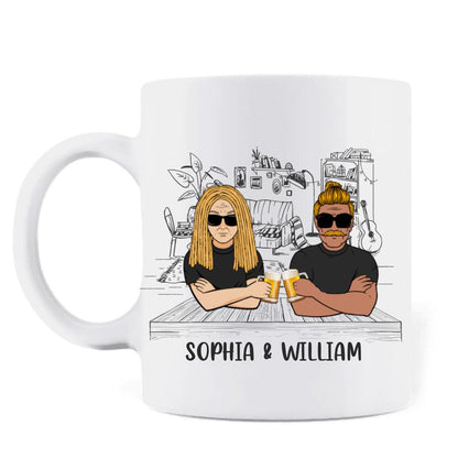 Personalized Funny Couple Coffee Mug - Gift Idea For Couple/Husband From Wife - I Asked My Husband To Do One Thing