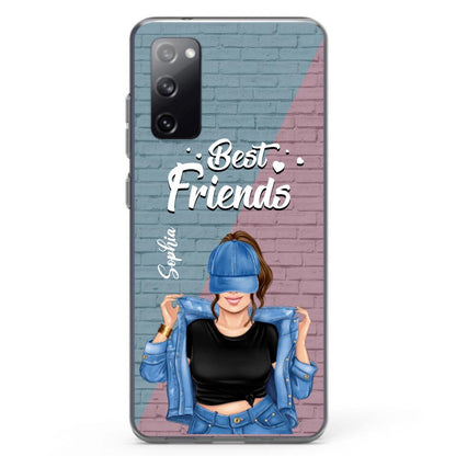 Custom Personalized Besties Phone Case - Gift For Friends/ Besties - Best Friends Forever And Ever - Case For iPhone And Samsung