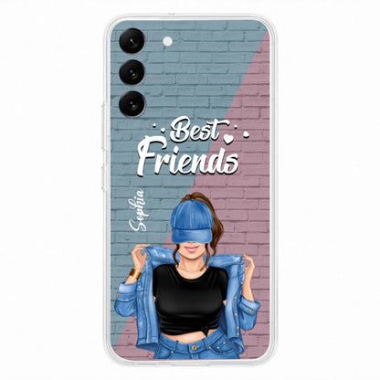 Custom Personalized Besties Phone Case - Gift For Friends/ Besties - Best Friends Forever And Ever - Case For iPhone And Samsung