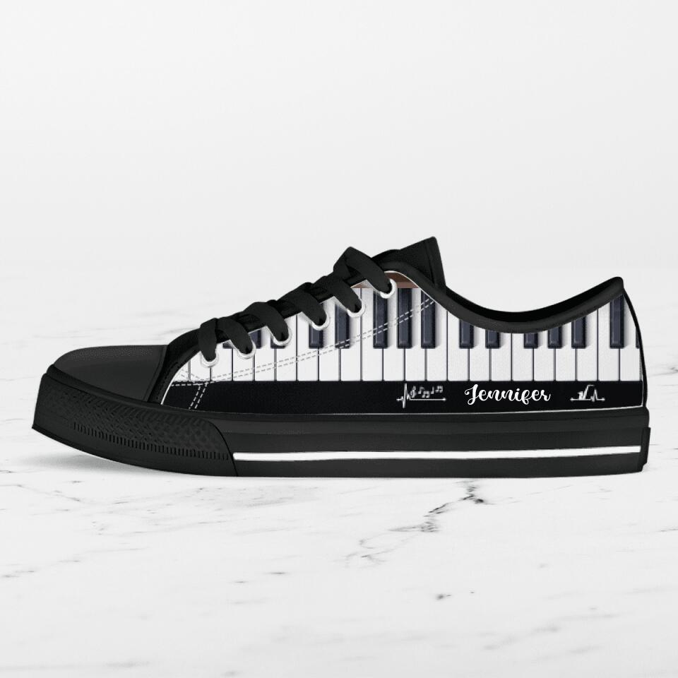 Custom Personalized Piano Sneakers - QDDRT6
