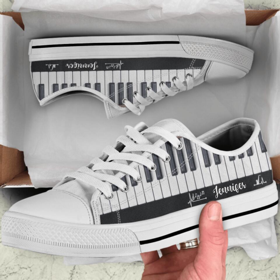Custom Personalized Piano Sneakers - QDDRT6