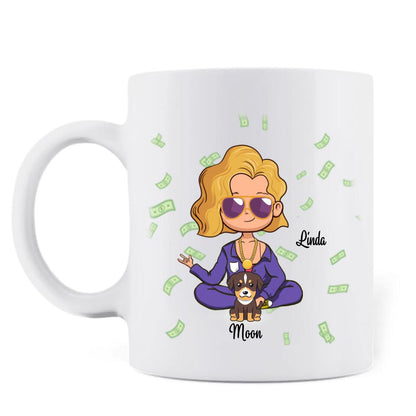 Personalized Mom/Dad & Pet Mug - Mother's Day/Father's Day Gift For Pet Mom Dad - Up to 5 Pets - I Work Hard So That My Dogs Can Have A Better Life