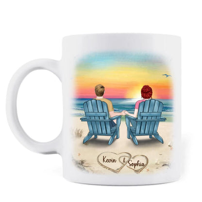 Personalized Couple Coffee Mug - Gift Idea For Couple/Gift For Husband From Wife - To My Husband I Wish I Could Turn Back The Clock