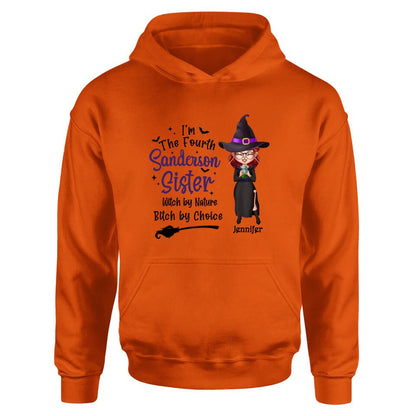 Custom Personalized Witch Shirt/ Hoodie - Gift Idea For Halloween - I'm The Fourth Sanderson Sister