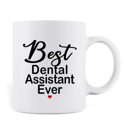 Personalized Dabbing Dentist Coffee Mug - Best Gift Idea For Dentists - Best Dental Assistant Ever - MF91TB