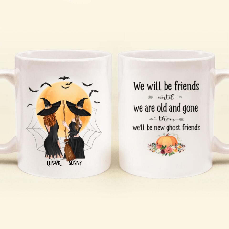 Personalized Witches Mug - 2 Besties - Halloween Gift For Friends/Wiccan Decor/Pagan Decor