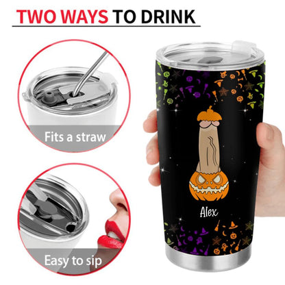 Personalized Funny Halloween Tumbler - Gift Idea For Halloween/Friends - Tastes Like Halloween
