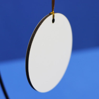Personalized Halloween Couple With Moon Circle Ornament - Gift Idea For Halloween/Couple - When We're Together Every Night Is Halloween