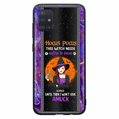 Custom Personalized Witch Phone Case - Halloween Gift Idea For Friends - Hocus Pocus - Case for iPhone & Samsung