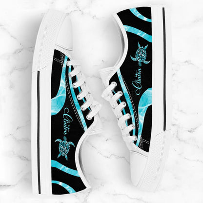 Personalized Turtle Sneakers - Best Gift For Turtle Lovers - SEWD5O