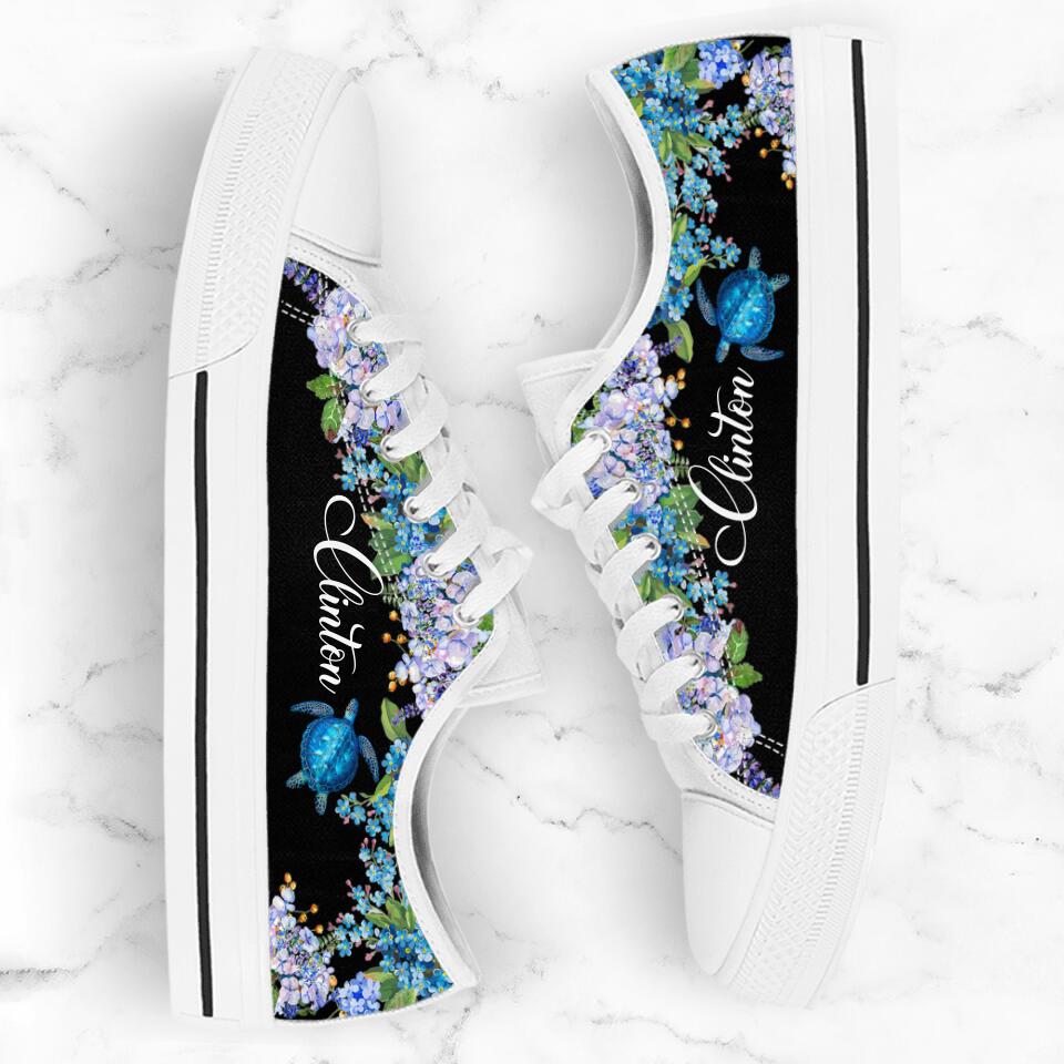 Personalized Turtle Sneakers - Best Gift For Turtle Lovers - SEWD5O
