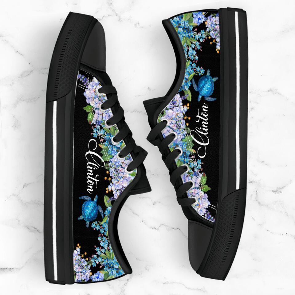 Personalized Turtle Sneakers - Best Gift For Turtle Lovers - SEWD5O