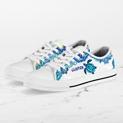 Personalized Turtle Sneakers - Gift Idea For Turtle Lovers - SEWD5O