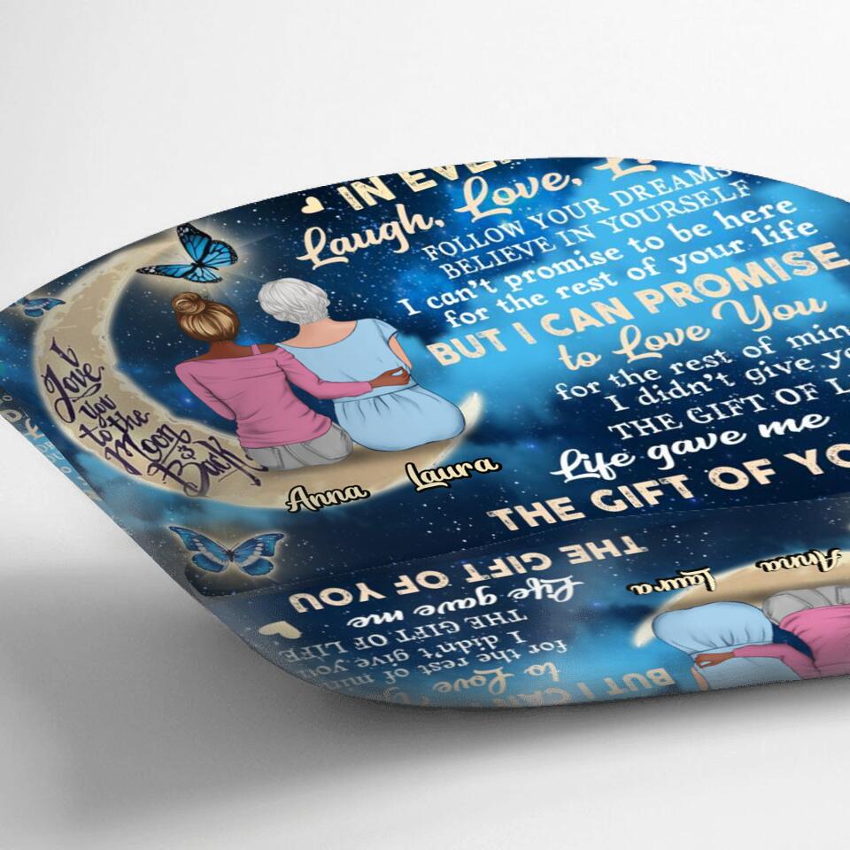Personalized Mom Pillow Cover/Fleece Blanket/Quilt - Best Gift Idea For Mother's Day/Birthday - To My Mom