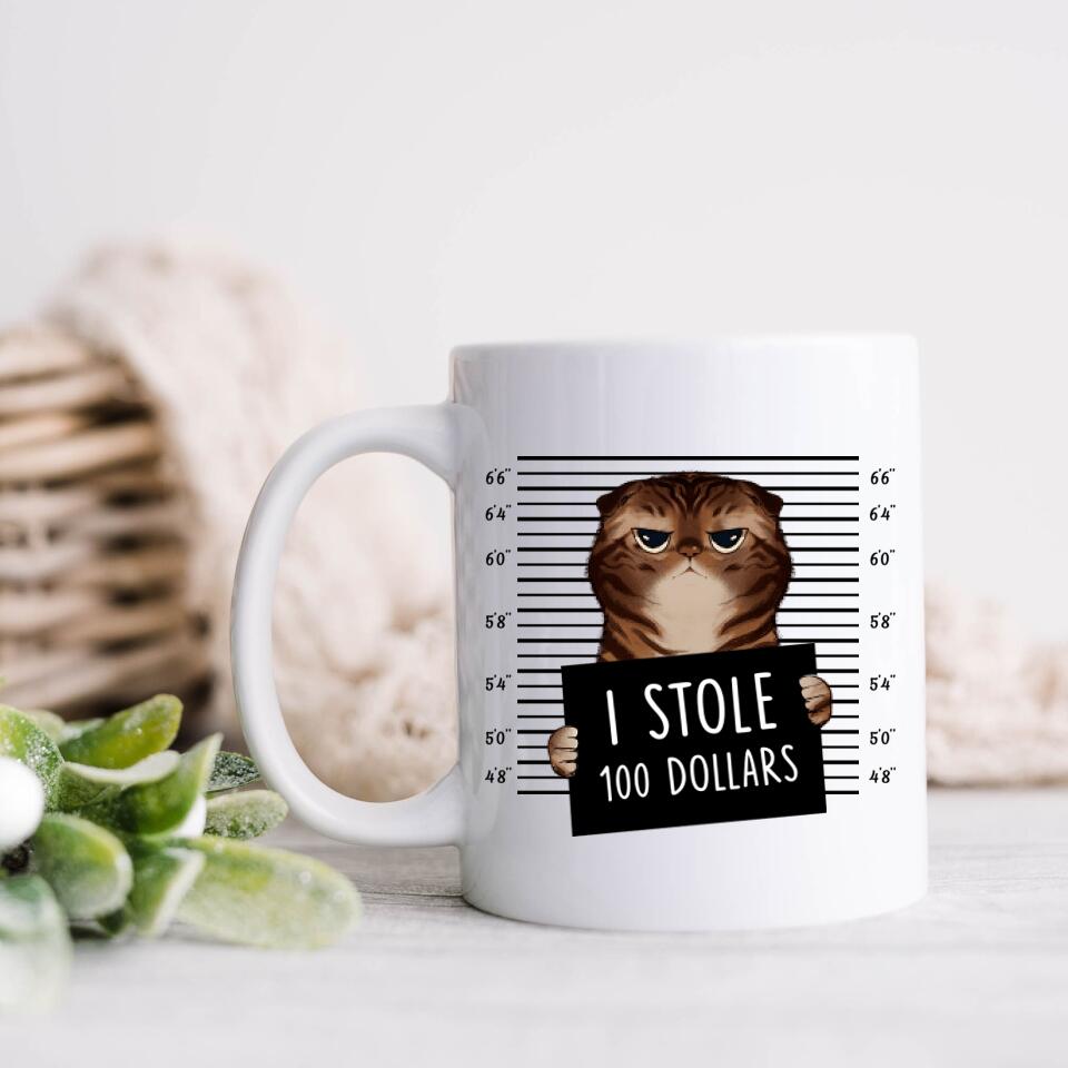 Personalized Bad Cat Coffee Mug -  Gift Idea For Cat Lover