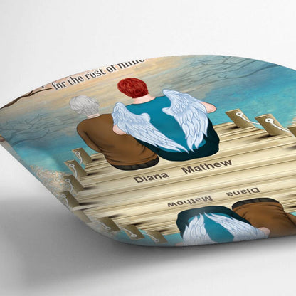 Custom Personalized Memorial Daughter/ Son Pillow Cover - Memorial Gifts For Loss Of Daughter/ Son - I Loved You Your Whole Life I'll Miss You For The Rest Of Mine