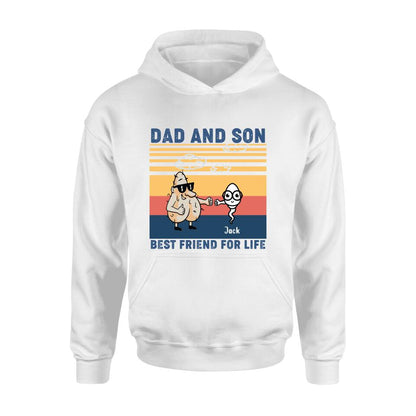 Personalized Dad T-shirt/Sweatshirt/Hoodie - Gift Idea For Father's Day/Christmas/Birthday - Best Friend For Life
