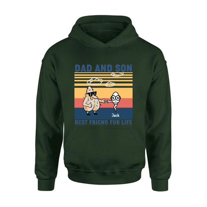 Personalized Dad T-shirt/Sweatshirt/Hoodie - Gift Idea For Father's Day/Christmas/Birthday - Best Friend For Life