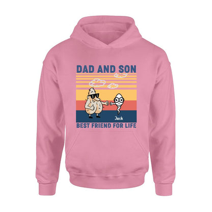 Personalized Dad T-shirt/Sweatshirt/Hoodie - Gift Idea For Father's Day/Christmas/Birthday - Best Friend For Life