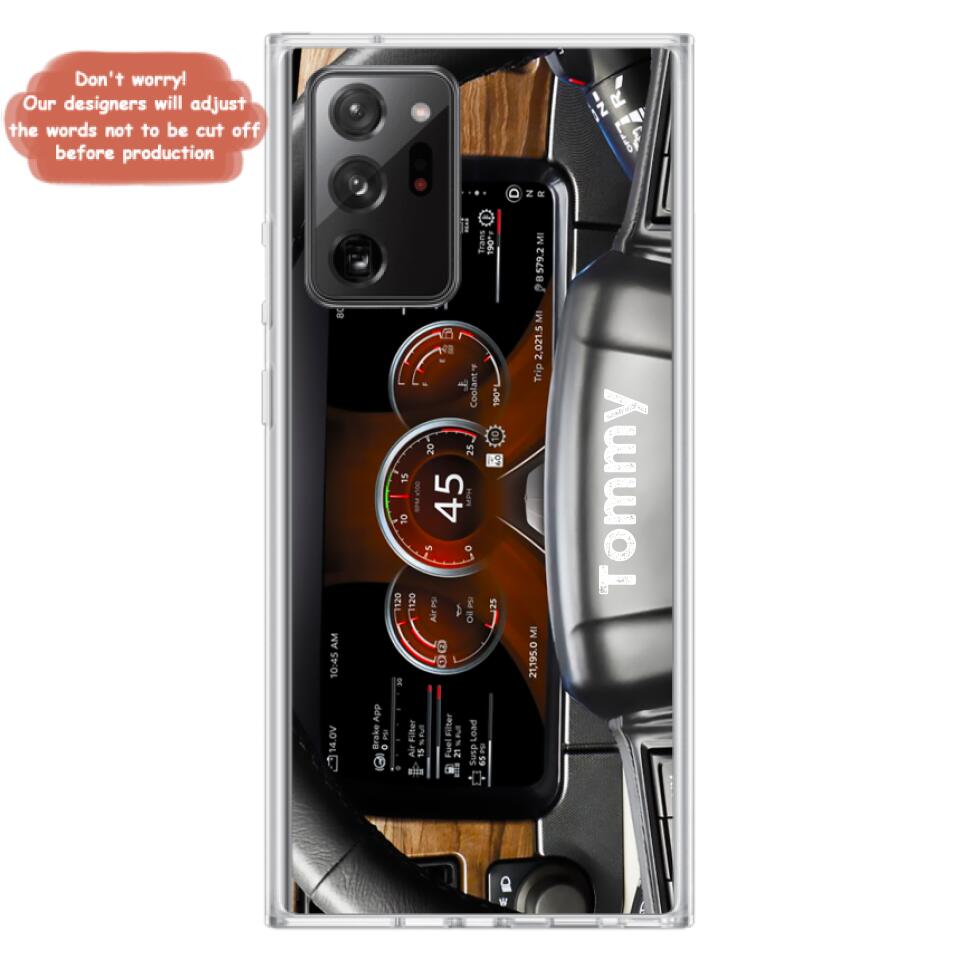 Personalized Truck Dashboard Phone Case - Case For Iphone, Samsung and Xiaomi - 6D8KY1
