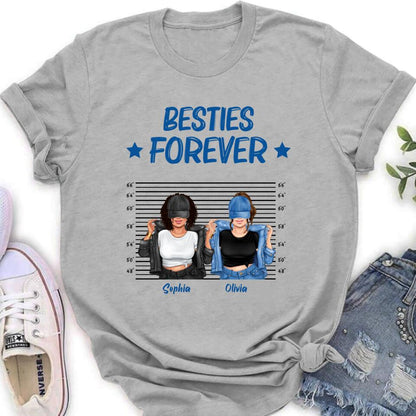 Personalized Besties Accomplice Alibi Shirt/Pullover Hoodie - Gift Idea For Friends/Sisters - Besties Forever