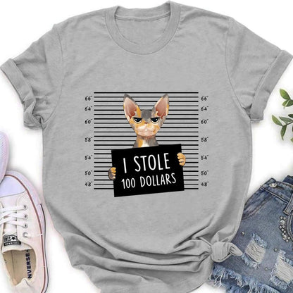 Personalized Bad Cat Shirt/Pullover Hoodie - Up to 2 Cats - Gift Idea For Cat Lover - Yes, We're Aware Of How Obnoxious