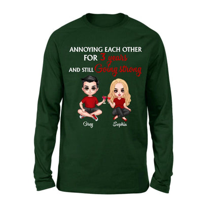 Personalized T-shirt/Pullover Hoodie/Long Sleeve - Gift for couples, lovers, husband and wife - Annoying Couple