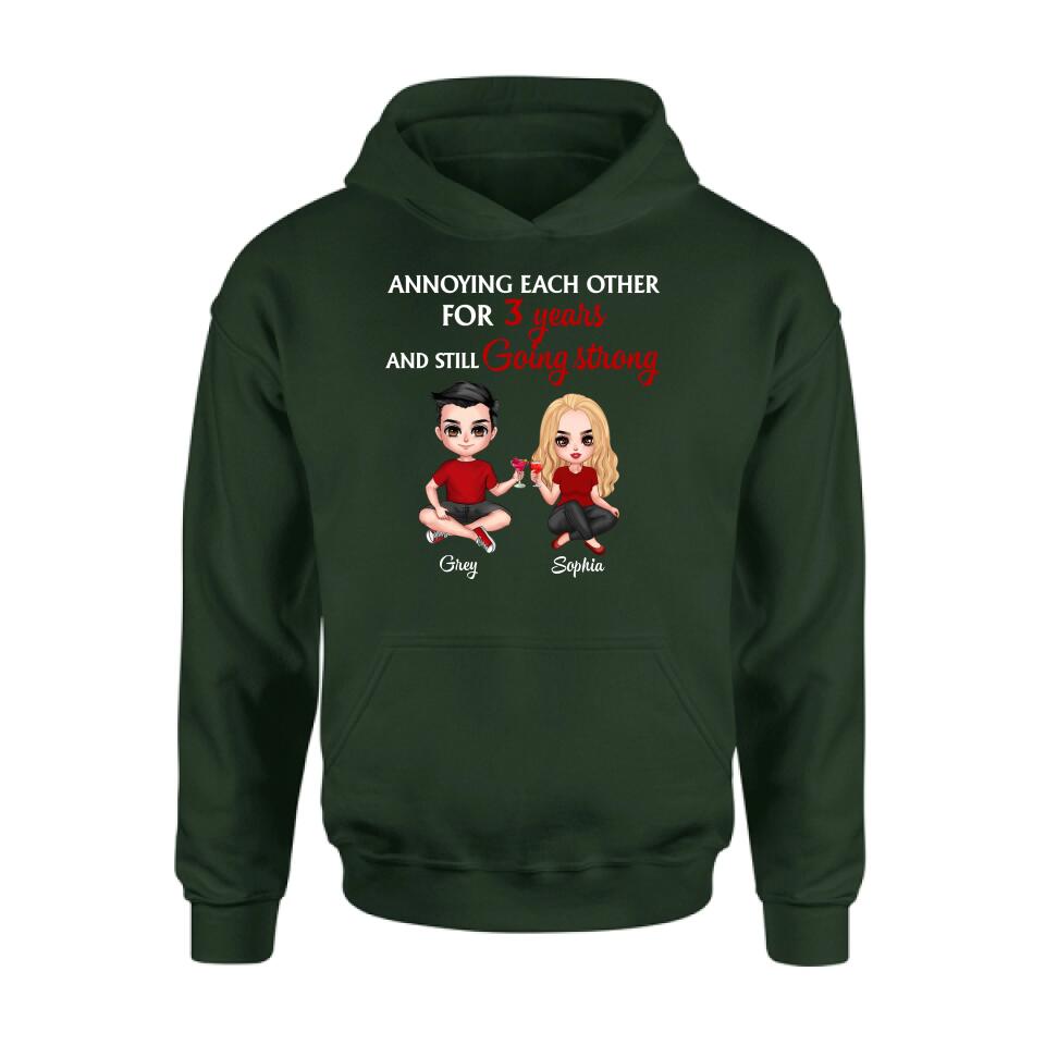 Personalized T-shirt/Pullover Hoodie/Long Sleeve - Gift for couples, lovers, husband and wife - Annoying Couple