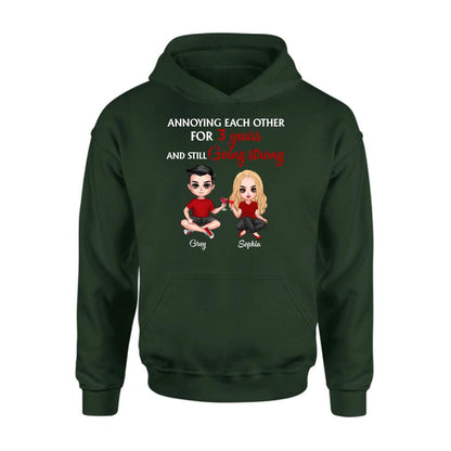 Personalized T-shirt/Pullover Hoodie/Long Sleeve - Gift for couples, lovers, husband and wife - Annoying Couple
