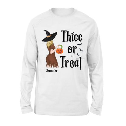 Personalized Witch Shirt/Hoodie - Gift Idea For Halloween - Thicc Or Treat