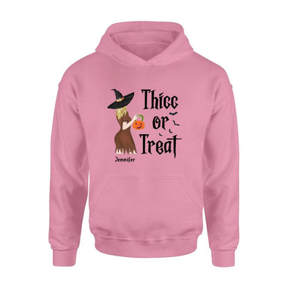 Personalized Witch Shirt/Hoodie - Gift Idea For Halloween - Thicc Or Treat