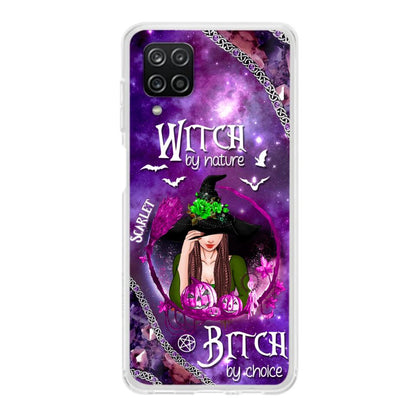 Custom Personalized Stick My Broom Witch Phone Case - Halloween Gift Idea - Case For iPhone And Samsung - Witch By Nature