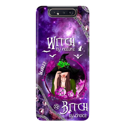 Custom Personalized Stick My Broom Witch Phone Case - Halloween Gift Idea - Case For iPhone And Samsung - Witch By Nature