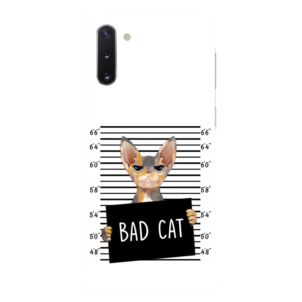 Personalized Bad Cat Phone Case - Up to 2 Cats - Gift Idea For Cat Lover - Yes, We're Aware Of How Obnoxious - Case For iPhone And Samsung