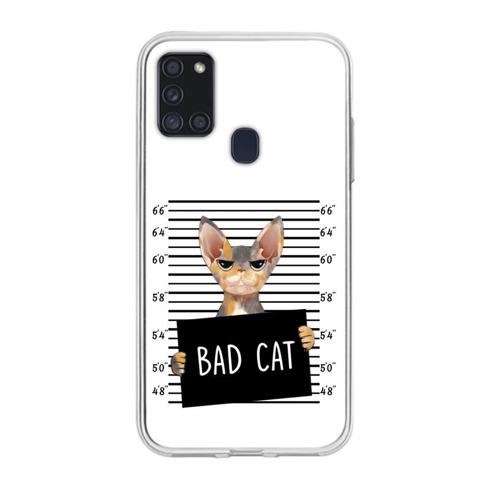 Personalized Bad Cat Phone Case - Up to 2 Cats - Gift Idea For Cat Lover - Yes, We're Aware Of How Obnoxious - Case For iPhone And Samsung