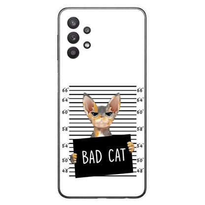 Personalized Bad Cat Phone Case - Up to 2 Cats - Gift Idea For Cat Lover - Yes, We're Aware Of How Obnoxious - Case For iPhone And Samsung