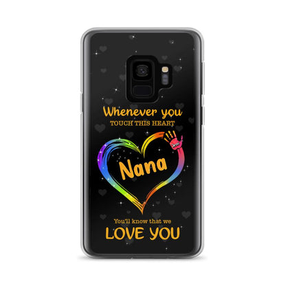 Personalized Phone Case - Whenever You Touch This Heart, You'll Know That We Love You - Case For Iphone and Samsung