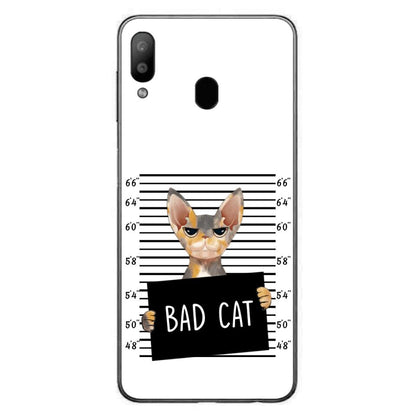 Personalized Bad Cat Phone Case - Up to 2 Cats - Gift Idea For Cat Lover - Yes, We're Aware Of How Obnoxious - Case For iPhone And Samsung
