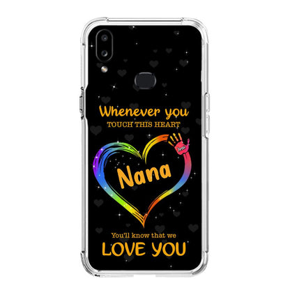 Personalized Phone Case - Whenever You Touch This Heart, You'll Know That We Love You - Case For Iphone and Samsung