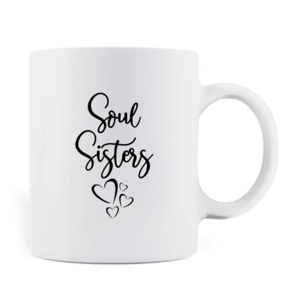 Personalized Best Friend Gifts Coffee Mug - Up to 5 Besties
