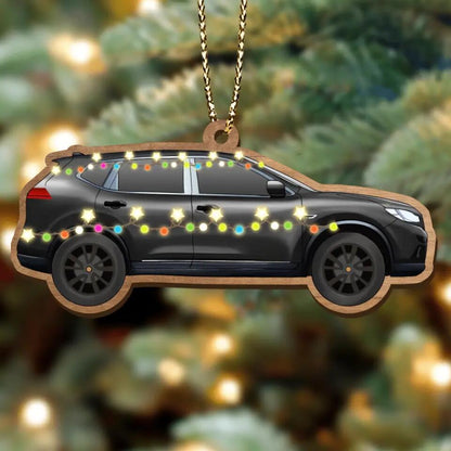 Personalized Camping Xmas Wooden Ornament - Christmas Gift Idea For Camping Lover/Christmas Decoration Gift