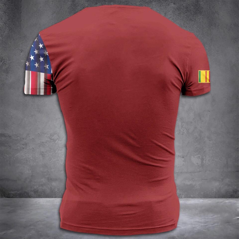 Personalized Veteran All-Over Print T-Shirt - Gift Idea For Veteran - University Of VIETNAM