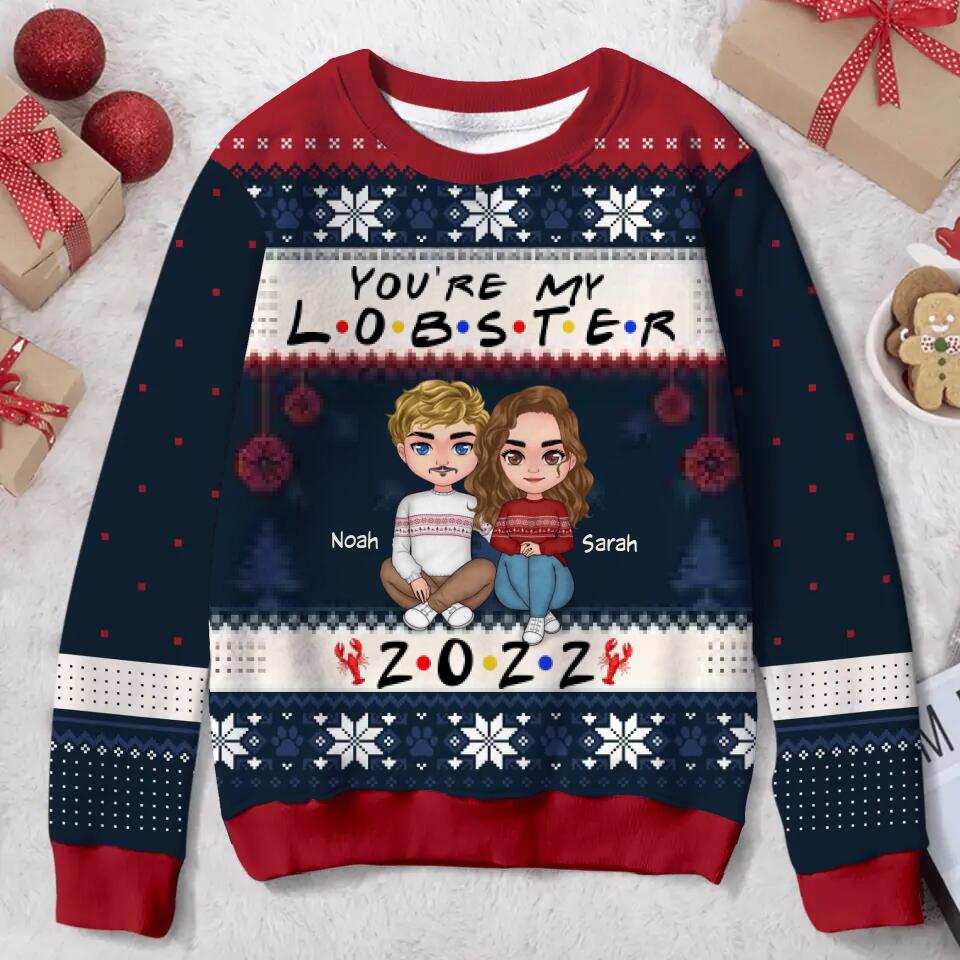Personalized Couple Sweater - Gift Idea For Christmas/Couple - You're My Lobster