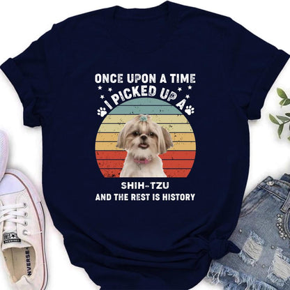 Personalized Dog T-Shirt - Upload Photo - Gift Idea For Dog Lovers