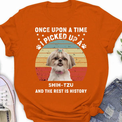 Personalized Dog T-Shirt - Upload Photo - Gift Idea For Dog Lovers