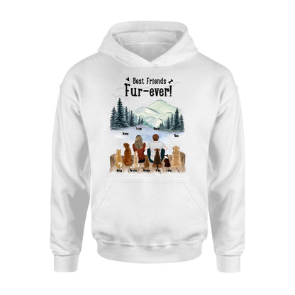 Personalized Gift For Dog Cat T-Shirt/Long Sleeved/Hoodie/Sweatshirt - Gift idea for Dog/Cat Mom, Dog/Cat Dad, Dog/Cat Lovers - Up to 7 Pets